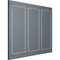 Ekena Millwork 28-in. W x 72-in. H Ashford Panel Moulding Kit Triple Panel PMLKAS28X72C - alternate 10
